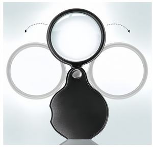 Loupes en plastique 10X Loupe numérique de poche personnalisable avec bandeau pour enfants et personnes âgées pour la lecture - Product Image 2