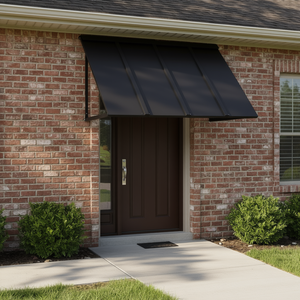 Auvent métallique fixe 44x24 pouces, cadre en acier, auvent de porte, auvent de fenêtre, entrée extérieure, protection contre le soleil et la pluie, design minimaliste - Product Image 2