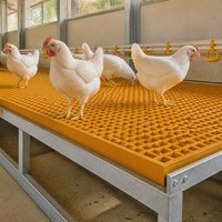 Panneau de grille en PRV à barres en I pour élevage de volailles