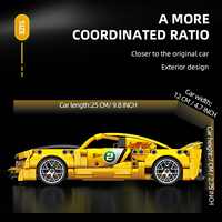 Juguete KAVO 89107 CPSIA 1:18, Bloques de Construcción de Auto Deportivo de Carreras, Kit de Vehículo de Juguete con Mecanismo de Retroceso