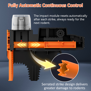 2025 MK47ล่าสุดเมื่อใช้เซนเซอร์จับเมาส์อัตโนมัติแบตเตอรี่ใช้งานประเภท-C ชาร์จเร็วในร่มกลางแจ้ง - Product Image 6