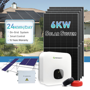 Sistema Solare Completo 1KW 5KW 10KW Kit Solare Completo Off-Grid Sistema di Pannelli Solari per Casa Sistema di Energia Solare - Product Image 1