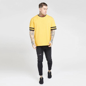 Relaxed Short Sleeve <b>T</b> Shirt 200g 100% Cotton Jersey Eco-Friendly Premium Summer Casual Tee Custom OEM Private Label Factory - Product Image 1