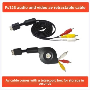 Cable <span class=keywords><strong>de</strong></span> Audio y Video AV/Line <span class=keywords><strong>de</strong></span> Tres Colores RGB con Cable <span class=keywords><strong>de</strong></span> Cobre Desnudo para Conectar Consolas <span class=keywords><strong>de</strong></span> <span class=keywords><strong>Juegos</strong></span> <span class=keywords><strong>PS1</strong></span>/PS2 a TV - Product Image 3