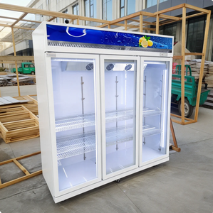 <span class=keywords><strong>Congélateur</strong></span> vertical commercial à 3 portes de 1000 L, très demandé, pour supermarchés et magasins de proximité - Product Image 4