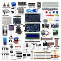 Placa de desenvolvimento para arduino mega2560, kits de equipamento mega iniciante eletrônico de fonte aberta