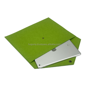 Bolsa para Portátil de Fieltro Verde, Fabricada en China, Minimalista, Funda para Tablet, para MacBook - Product Image 3