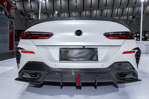 Xe bumpers 8 loạt phía sau khuếch tán cho BMW 8 loạt M8 840i 4 cửa vật liệu hàng đầu khô sợi carbon xe phía sau môi - Product Image 6