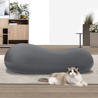 Housse de pouf/fauteuil paresseux confortable et élastique de style européen, chinois, français, asiatique, pour salon (housse uniquement)