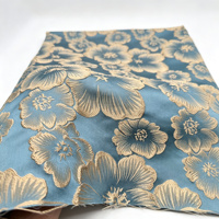 Tissu jacquard floral gaufré de haute qualité 180GSM 100% polyester 148cm de largeur pour chaussures et sacs