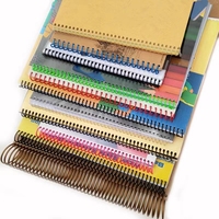 Excellente qualité en plastique spirale reliure bobine anneau motif Para Oficina métal et fer matériel