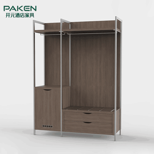 Factory custom modern wardrobe cabinet and luggage set for ghana hotel - Product Image 4