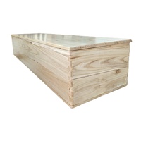 Ataúd de Cremación Simple sin Adornos, Disponible Hecho a Medida.