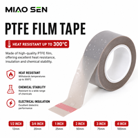 Ruban en film PTFE pur résistant à la chaleur, disponible en 10/12/13 mm, conception ignifuge, adapté aux travaux de scellage avec machine à sceller.
