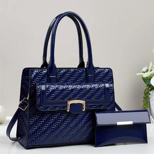 Ensemble de 2 sacs à bandoulière tendance, design de niche, haut de gamme, motif crocodile, fermeture éclair carrée, grande capacité, nouveau style, pour les trajets quotidiens - Product Image 2