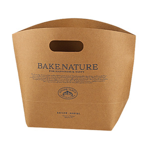 Sac à emporter pour poulet frit, sac en papier pour frites, sac en papier kraft, sac écologique, sacs de magasin, sacs en papier kraft personnalisés imprimés - Product Image 5