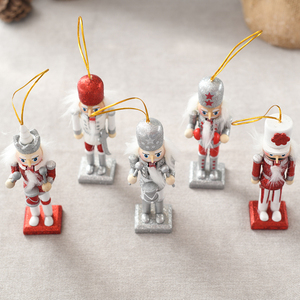 Figurine et jouet de Noël <span class=keywords><strong>Casse</strong></span>-<span class=keywords><strong>Noisette</strong></span> rouge avec ficelle personnalisable Décoration de Noël personnalisée en usine en gros - Product Image 3