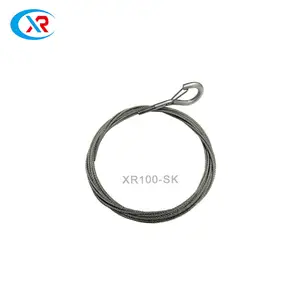 Bán buôn giá rẻ Wire Rope Lanyard Gallery Cáp thép không gỉ treo treo Kit hệ thống với Vòng lắp ráp cáp treo