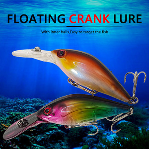 Luya Bait float-rock <span class=keywords><strong>petit</strong></span> gros <span class=keywords><strong>homme</strong></span> Appât bionique Appât de basse à bouche déformée - Product Image 2
