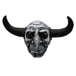 Maschera in Lattice Usa e Getta per Halloween e Natale, Maschera Integrale per Feste con Luci LED, Design Terrificante e Sanguinoso - Product Image 1