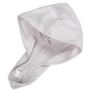 หมวกคลุมผมอาบน้ำผู้ใหญ่ ผ้าขนหนูเช็ดผมแห้งเร็ว ขนาด 25*65 ซม. ผลิตจากใยไผ่ เป็นมิตรกับสิ่งแวดล้อม ซึมซับน้ำได้ดี หนา แข็งแรง - Product Image 5