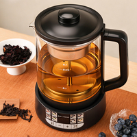 Bouilloire électrique en verre OEM 1,8 L, pot intelligent pour la santé avec fonction de maintien au chaud et filtre à thé