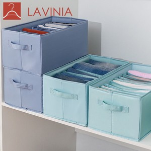 Lavinia Bestseller Faltbare Stoff-Aufbewahrungsboxen für Kleidung, Socken, BHs, Dessous und Unterwäsche - Schrank-Organizer - Product Image 1