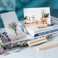 Base de Madera de Alta Calidad para Calendario, Base para Fotos, Porta Menús de Madera, Soporte de Madera para Fotos