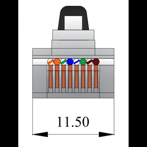 Cordon de raccordement RJ45 UTP Câble orange industriel en cuivre PVC 1m pour le transfert de données réseau rapide, stable et sécurisé depuis l'Inde - Product Image 6