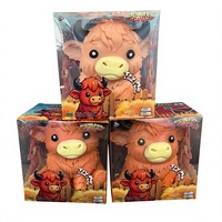 Vente en gros de jouets squishy géants en forme de vache des Highlands, en boîte, doux à presser, animaux de ferme mystérieux, anti-stress, cadeau, souvenir de fête