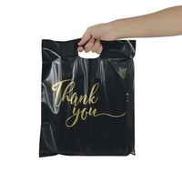 Sacs shopping personnalisés avec logo imprimé, en LDPE/HDPE, petits sacs cadeaux pour boutiques
