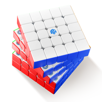 GAN562 M 5x5 Speed Magic Cube Core Magnetic Stickerless Cube UV Coated Puzzle GAN562M GAN 562 5*5 pour Speedcuber