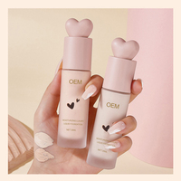 Base de maquillage imperméable de haute qualité personnalisée, correcteur à couvrance totale, fond de teint liquide minéral longue durée, vegan, mat pour femmes