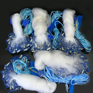 Giá bán buôn Lưới đánh cá mồi dễ dàng Ném Tay đúc mạnh mẽ nylon lưới + Sinker cá bẫy Cast Net - Product Image 5