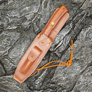 Cuchillo Táctico Personalizable Doberman de Acero Inoxidable de Alta Calidad con Hoja Fija y Funda de Madera para Uso en Exteriores, Incluye Funda, DIY, OEM, Edición Limitada - Product Image 5