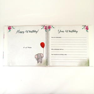 Cuốn sách kỷ niệm bé tùy chỉnh cho bé trai và bé gái Album một cuốn sách cột mốc để ghi lại mọi sự kiện từ sơ sinh đến 5 tuổi - Product Image 5
