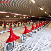 Accomplissez l'équipement automatique commandé de ferme de poulet de volaille pour le poulet à griller