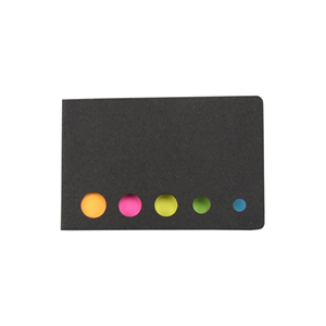 Bloc de Notas Adhesivas Portátil con Logotipo Personalizado, Tamaño de Bolsillo, Cubierta de Papel Kraft, Marcadores de Páginas de Colores para Regalos de Bienvenida - Product Image 4