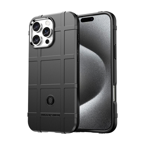 Funda Protectora Resistente Rugged Shield Esmerilada a Prueba de Golpes para iPhone 16 Pro Max 15 Pro 14 Plus 13 12 11 XS Max XR 7 8 Plus SE4 - Product Image 1