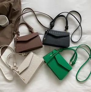 New Fashion Handbag Indentation Fashion Lady Bag Hand Held Woman Fashion Bag Women's One-shoulder Crossbody Bag