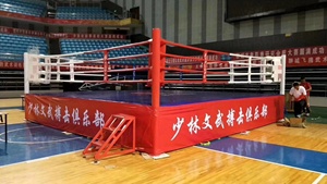 เวที<span class=keywords><strong>มวย</strong></span>สำหรับการแข่งขัน ขนาด 16 ฟุต*16 ฟุต*3 ฟุต พร้อมโลโก้แบบกำหนดเอง ปั๊มตราสินค้า ป้ายบอกชื่อแบรนด์  แบบยกสูง - Product Image 3