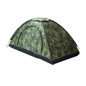 Gujia Tienda Campana Lightweight Backpacking Hiking Outdoor Tactical Equipment Dome Camouflage Camping Tent for 2 person