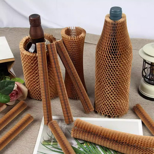Giấy Kraft tổ ong cạnh bảo vệ CuộN bảo vệ đệm cho chai rượu dễ vỡ vật liệu gỗ bền - Product Image 4