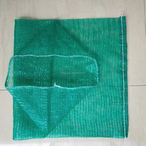50 kg sacks PP green color mesh bag packaging fresh grain 60*100