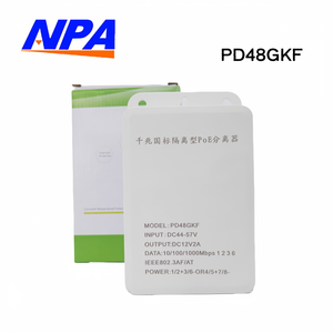 Divisor PoE <span class=keywords><strong>Anpa</strong></span> al por Mayor para Exteriores, 48V 15w 24W 10/100mbps Gigabit DC12 V 2A, Plug and Play, ABS para CCTV - Product Image 2