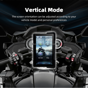 Navegador GPS para Motocicleta de 7 Pulgadas, Impermeable, Extraíble, Inalámbrico, con CarPlay, Android Auto, Bluetooth, TPMS, Pantalla Giratoria Horizontal y Vertical - Product Image 3