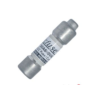 Fusible Limitador de Corriente de Acción Rápida de Uso General Clase CC para VCF Estándar con Capacidad de Ruptura de 200kA 600VAC UL248-4 - Product Image 1