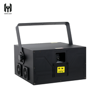 Lumière laser d'animation couleur pleine 15W, IP20, contrôle DMX512, éclairage laser RGB pour scène, discothèque, bar, spectacle