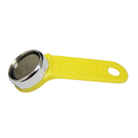 Clé Dallas TM1990A-F5 IButton avec anneau métallique, étanche, interface 1-Wire, 2.8-6.0V, contrôle d'accès, sonde magnétique