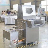 Machine industrielle d'injection de saumure, injecteur de liquide salin pour la marinade du bœuf, du porc et du poulet